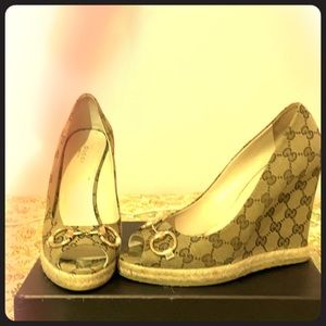 Authentic Gucci wedges